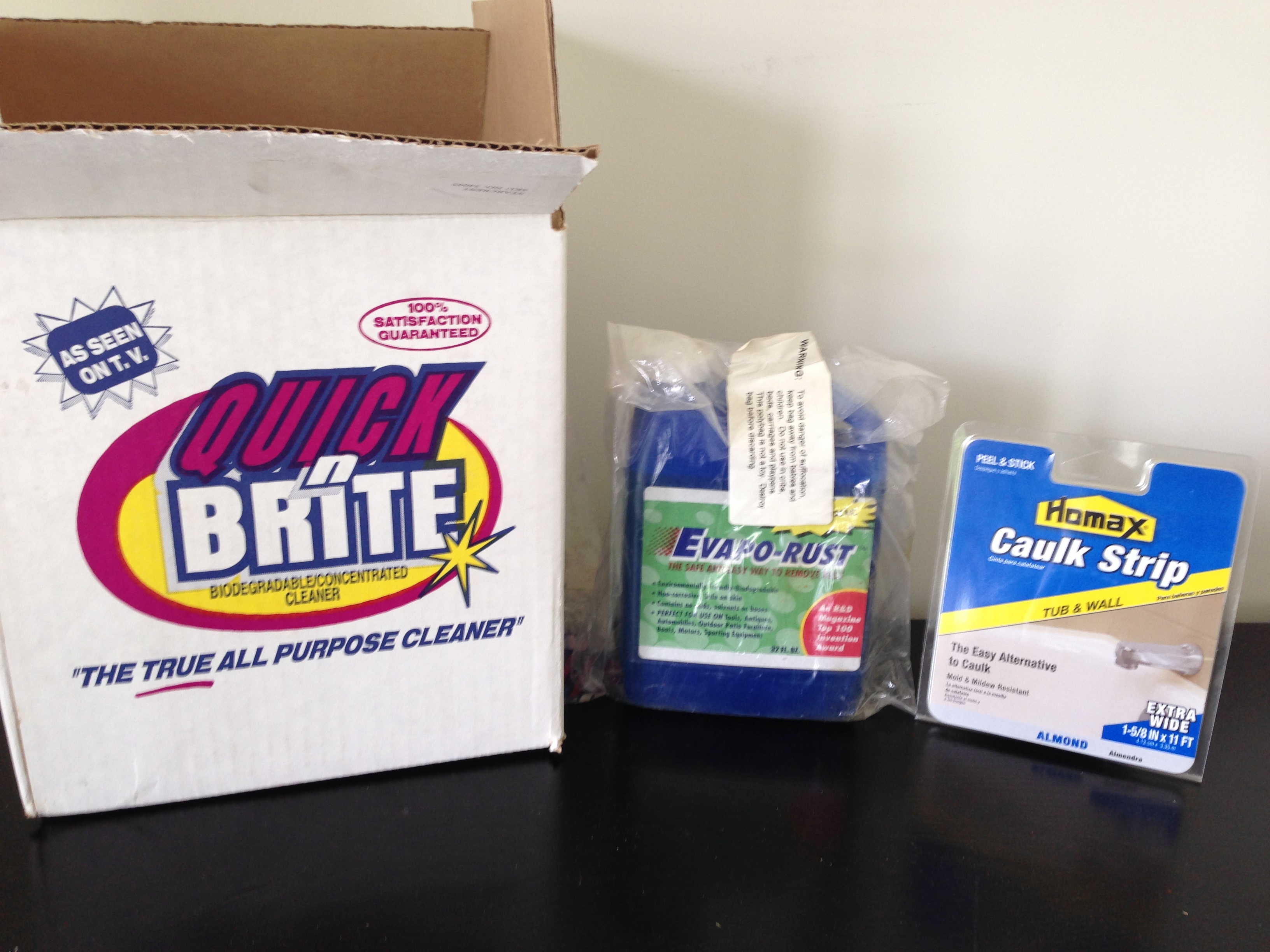 lot 82 image: Cleaning Products - Quick n Brite, Evapo-Rust