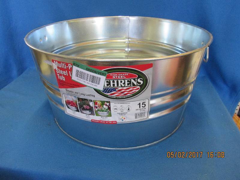 lot 7 image: 15 gallon multi purpose steel utili...
