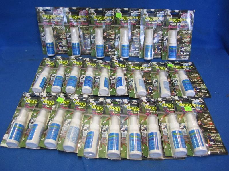 lot 74 image: Lot of 25 pump spray bottles of bug...