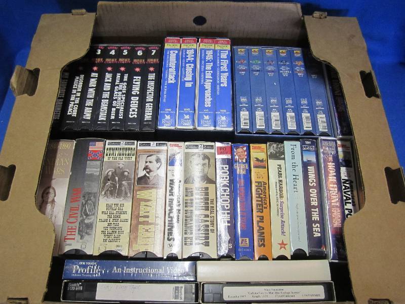 lot 84 image: Large lot of VHS movie sets and mis...