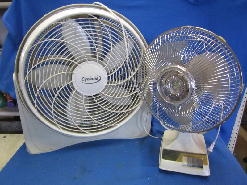 lot 128 image: 2 fans tested and both work as they...