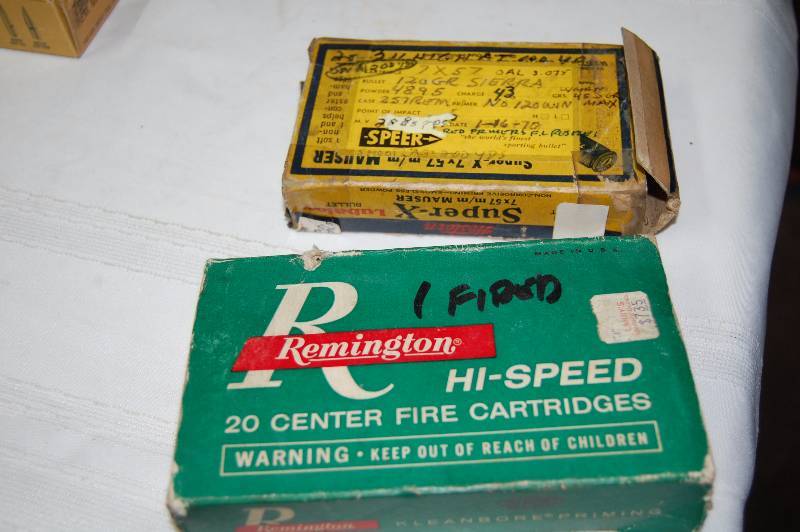 lot 166 image: .257 and 7mm Ammunition