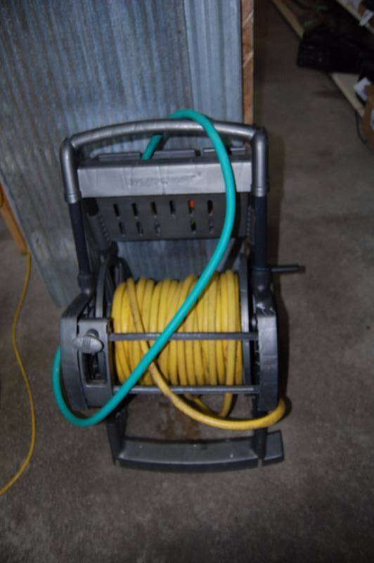 lot 174 image: Garden Hose Reel with Hose