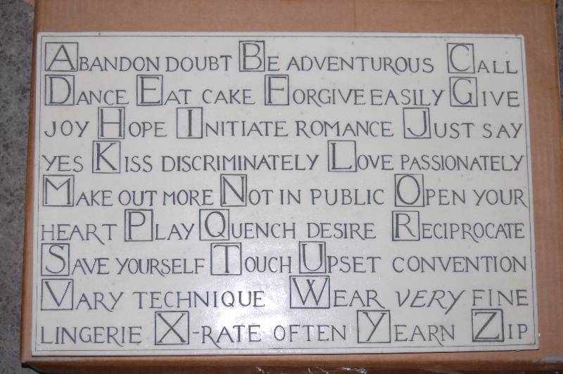lot 278 image: Inspirational Stone Plaque