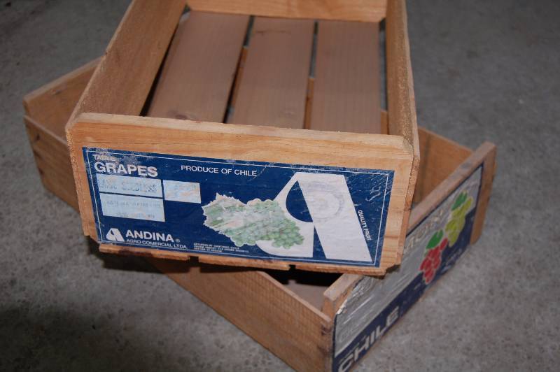 lot 299 image: Wooden Fruit Crates