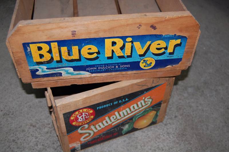lot 303 image: Wooden Fruit Crates