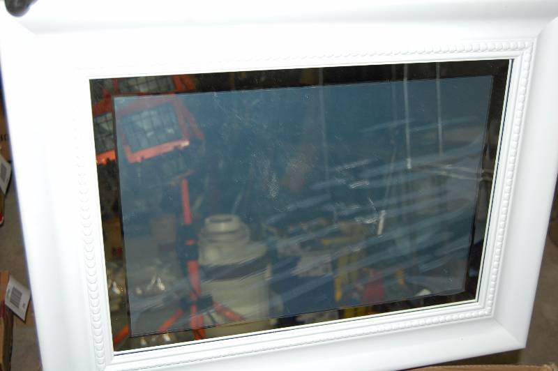 lot 307 image: Decorative Mirror Front Medicine Cabinet