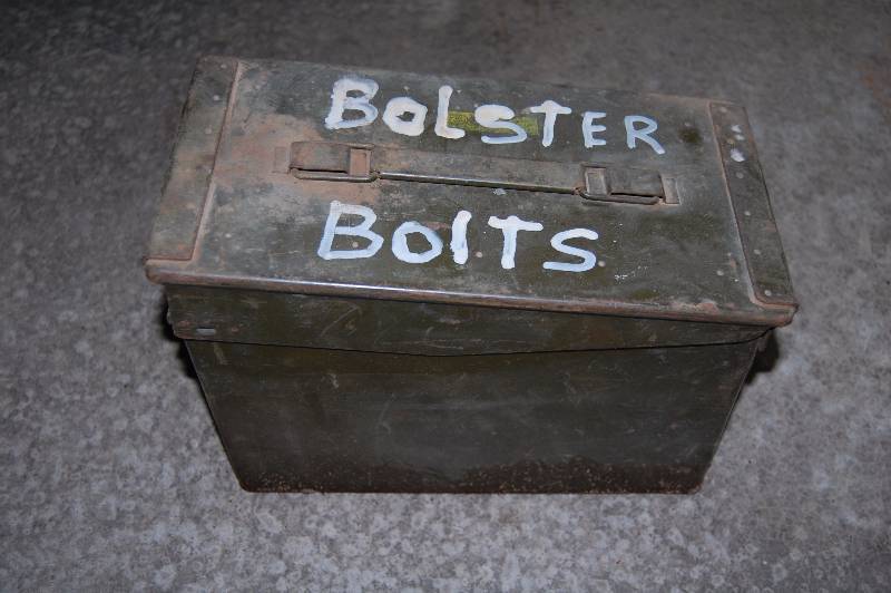 lot 329 image: Ammo Box Full of Bolts