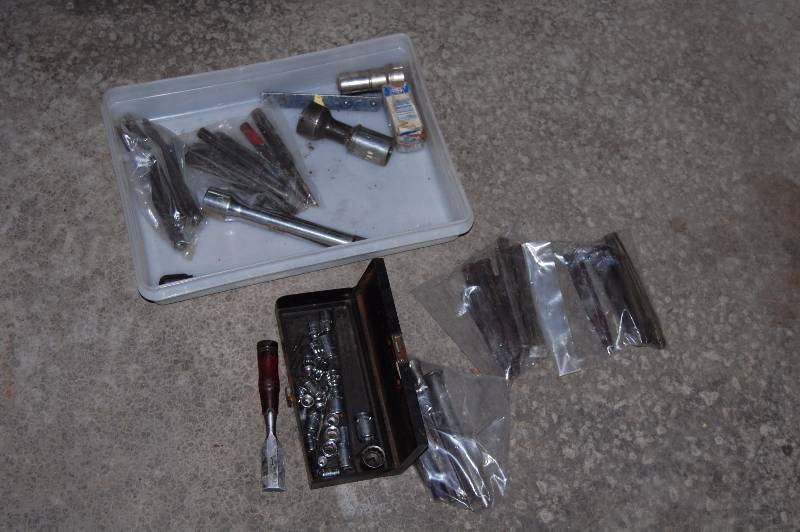 lot 330 image: Chisel, Socket Set, and More