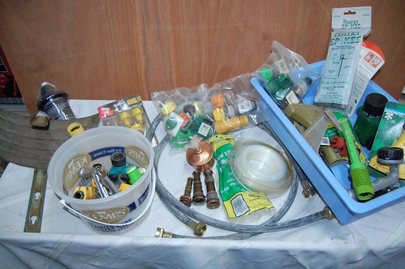lot 347 image: Gardening Supplies and Hose Parts