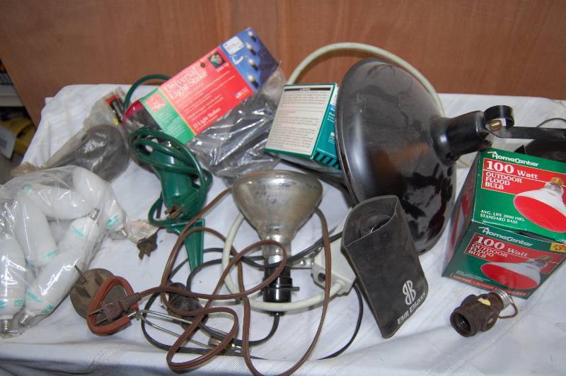 lot 348 image: Lights, Electrical and More