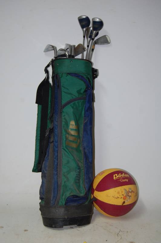 lot 358 image: Golf Clubs and Bag