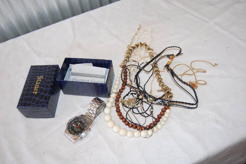 lot 402 image: Watches and Necklaces