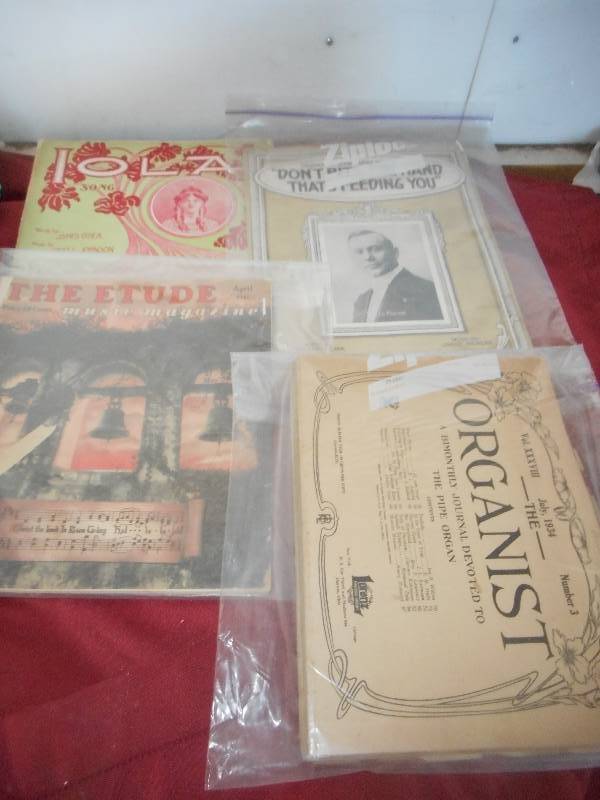 VINTAGE SHEET MUSIC