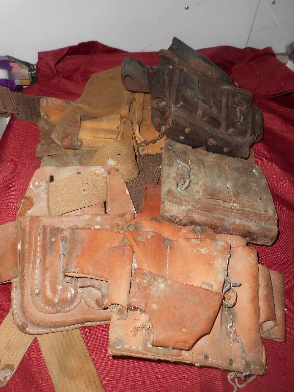 5 LEATHER TOOL BELTS