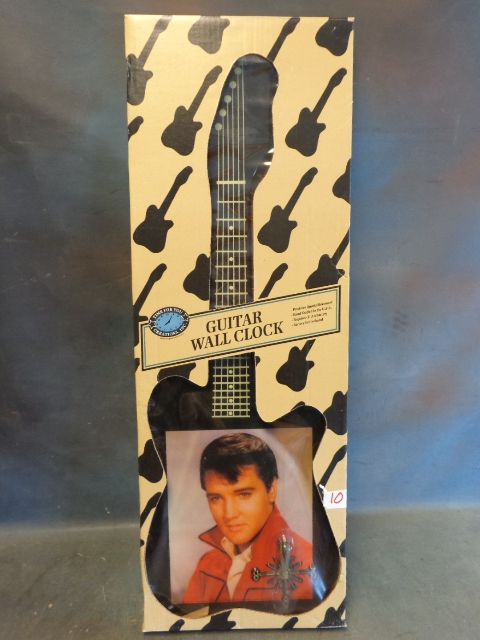 Elvis Guitar Wall Clock