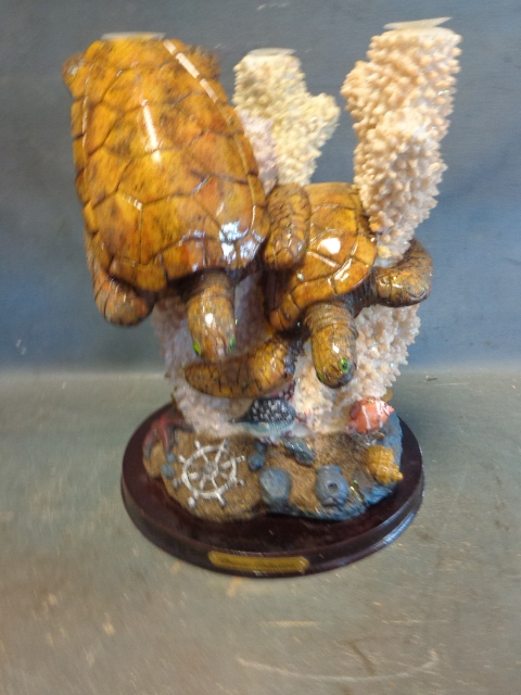 Turtle and Coral Table Base