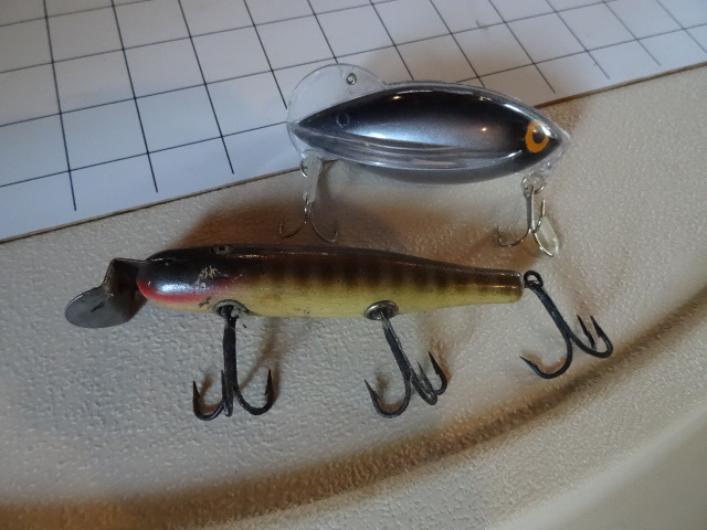 lot 52 image: 2 vintage fishing lures....