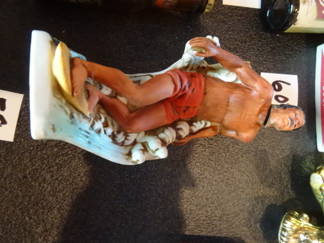 lot 59 image: Okolerao hawaiian surfer decanter. ...