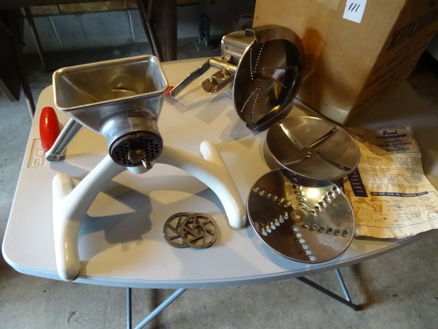 lot 111 image: Rival kitcheneer hand held grinder...