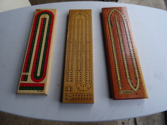 lot 144 image: Misc cribbage boards...