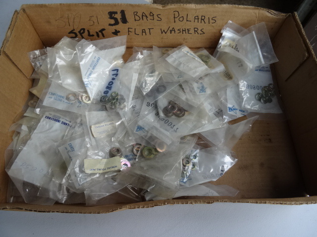 lot 145 image: 51 bags of polaris flat and lock wa...