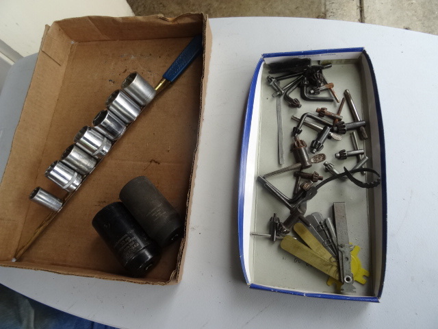 lot 150 image: 34 and 35 MM axle nut sockets. 12...