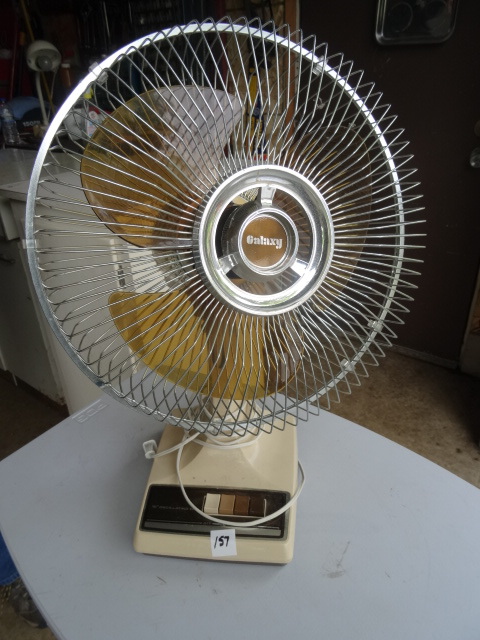lot 157 image: Galaxy 12 oscillating fan...