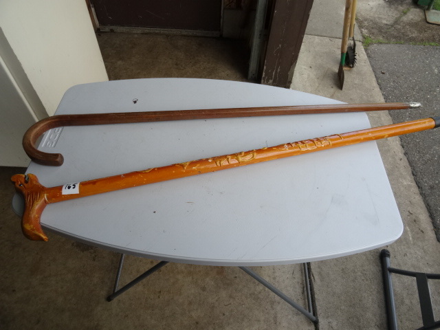 lot 165 image: 2 walking canes...
