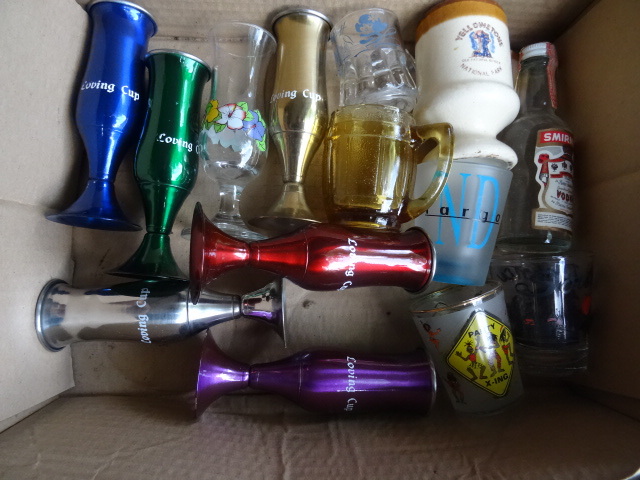 lot 171 image: Misc collectible shot glasses...