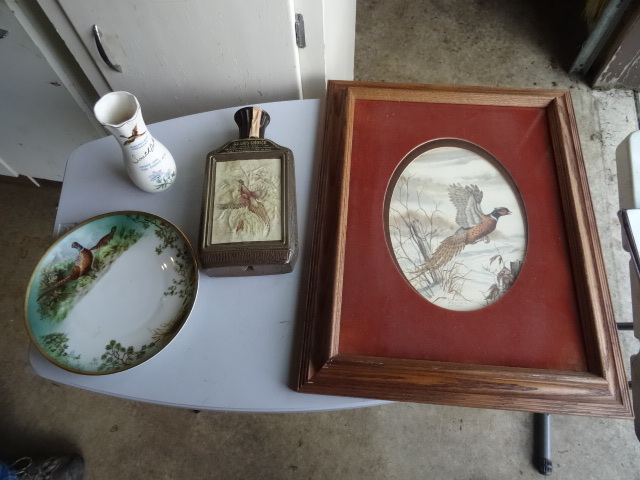 lot 188 image: D Smith framed pheasant print. 649...