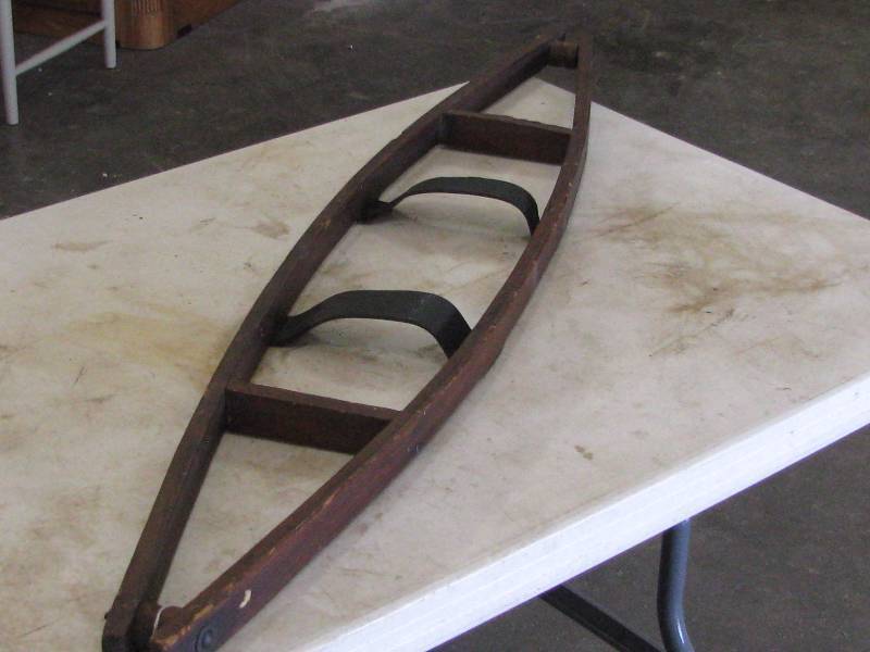 lot 7 image: Vintage Hand-Made wood Yoke for Carrying Pails