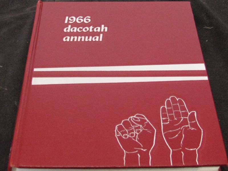 lot 51 image: 1966 & 1968 UND Dacotah Yearbooks