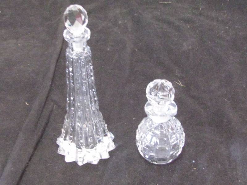 lot 58 image: Glass Perfume Bottles