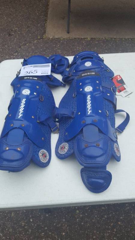 lot 265 image: NEW Schutt Catcher Shin Guard