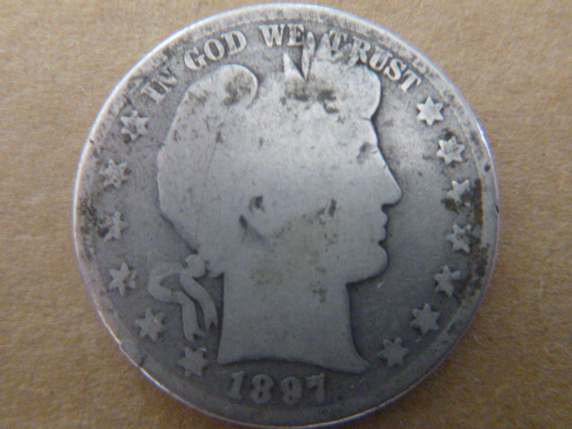1897 Barber Silver Half Dollar