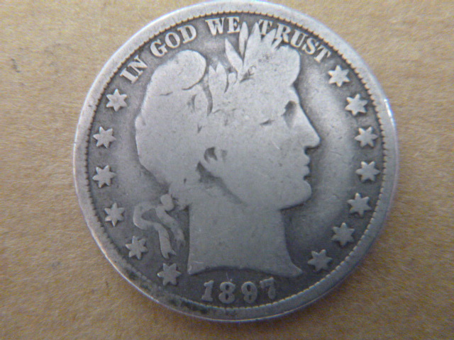 1897 Barber Silver Half Dollar