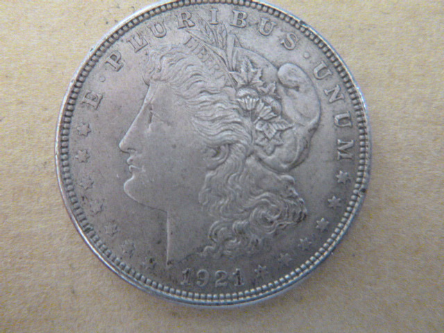 1921 Morgan Silver Dollar