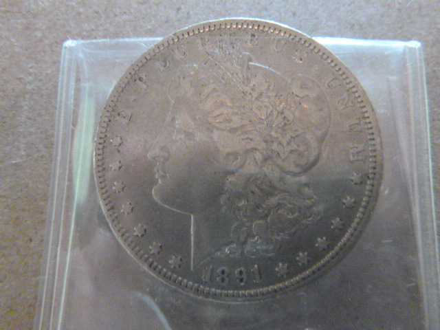 1891 Morgan Silver Dollar