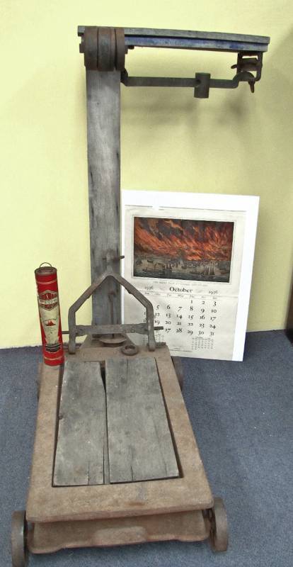 Vintage weigh scale