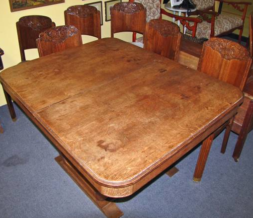 vintage DR table and 6 chairs