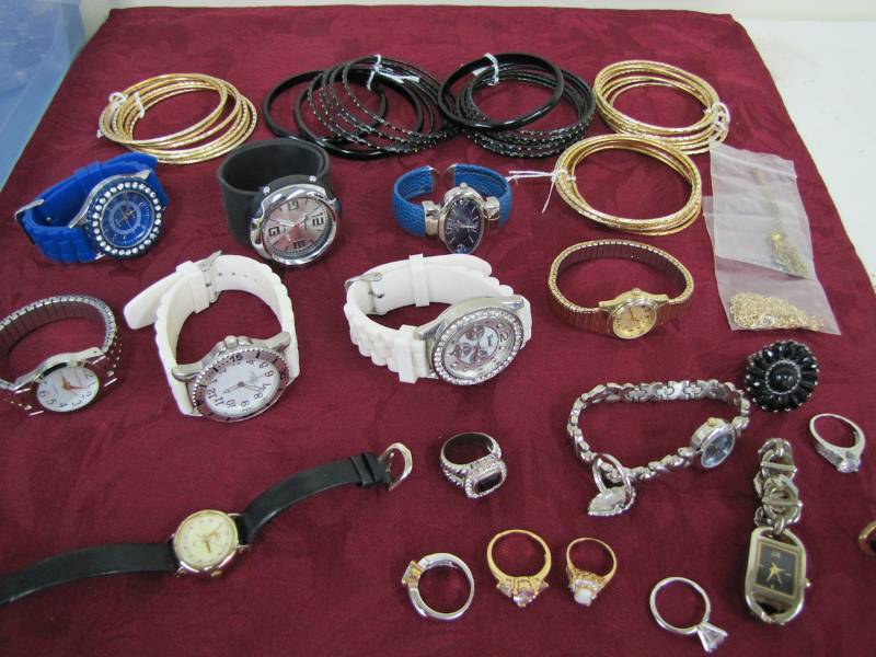 watches, bangles bracelets