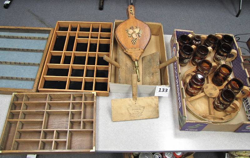 vintage wooden antique items
