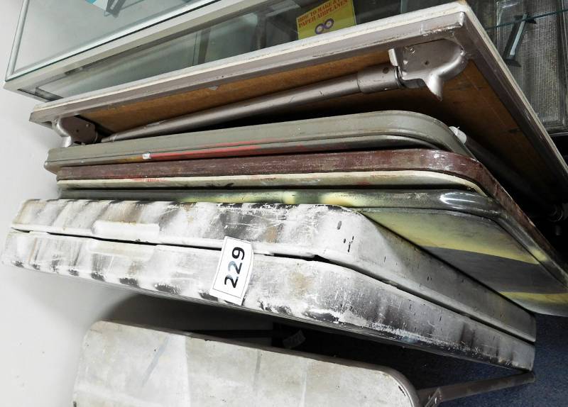 lot of folding tables