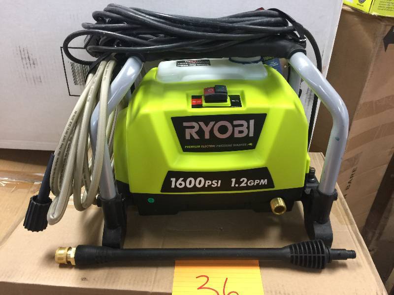 Ryobi 1,600PSI 1.2GPM Electric Pressure Washer Model RY141600 KX