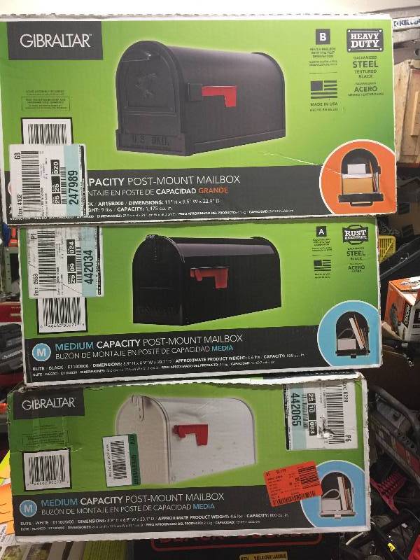 lot 56 image: Lot of 3 mailboxes