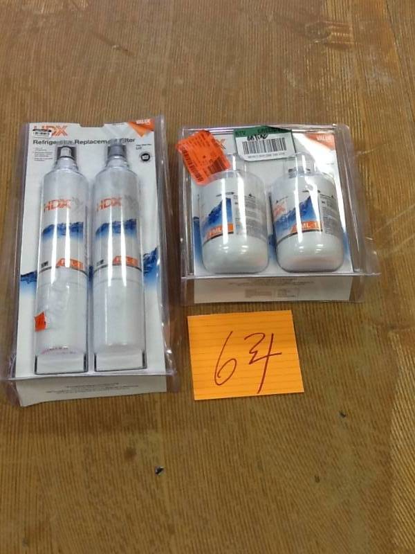 lot 64 image: HDX Refrigerator replacement Filter New