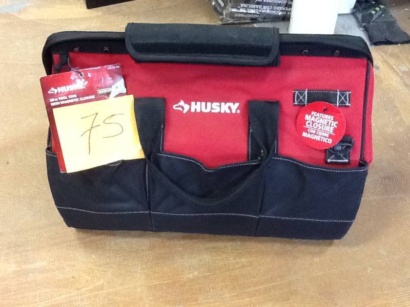 lot 75 image: Husky Tool Bag never used