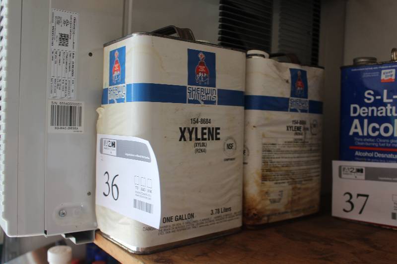 lot 36 image: Lot of (2) Sherwin Williams 1-Gallon Xylene