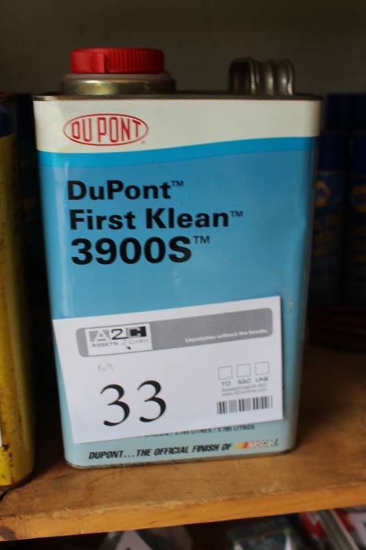 lot 33 image: Dupont 1-Gallon First Klean
